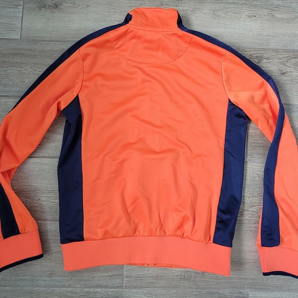 Denver Broncos NFL Sparkle Type Orange Track Jacket Full Zip Womens Small - Picture 11 of 16